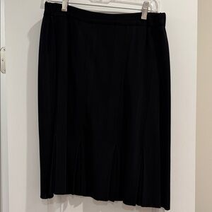 Misook Classic Black A-Line Skirt